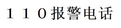 110番について（中国語）